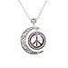 Produktbild Friedenszeichen Symbol Anhänger Forum Neuheiten Frauen Groovy Frieden Medaillon Schmuck Friedenszeichen Halskette Geschenk