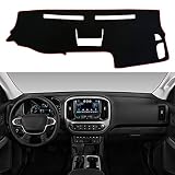 YOFAMO Dashboard Cover Dash Cover Mat Pad Carpet Custom Fit for Chevrolet/Chevy Colorado 2015 2016 2