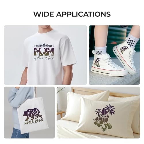 Image of HTVRONT Reflective HTV Heat Transfer Vinyl Roll - 12 inch x 8ft Reflective Iron on for Shirts, Reflective HTV for Cricut & Cameo - Easy to Cut & Weed for Heat Design (Reflective Rainbow)