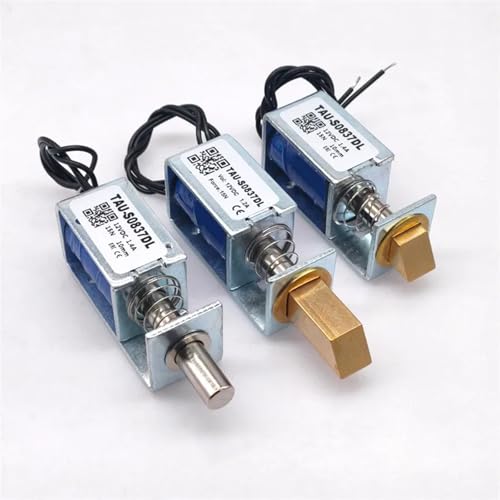 Serrure électromagnétique TAU-S0837DL 12V 24V course 10mm
