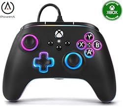 PowerA Advantage Wired Gaming Controller with Lumectra for Xbox Series X/S, Xbox One, PC, Windows 10/11 with V