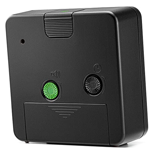 Braun Classic Analogue Alarm Clock With Snooze And Light, Quiet Quartz Sweeping Movement, Crescendo Beep Alarm In Black And White, Model Bc03Bw. #TOP1