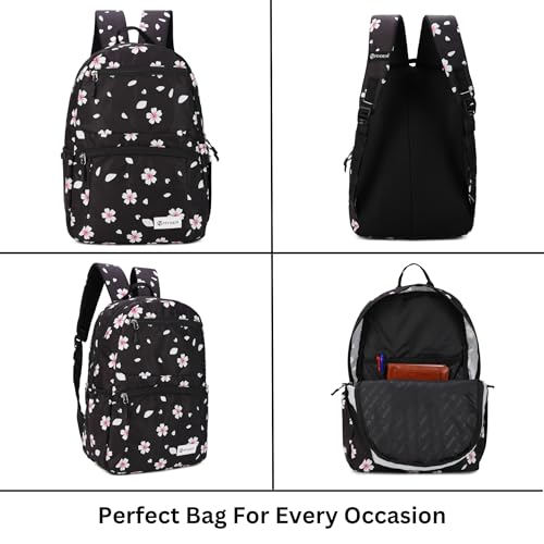 Image of HYDER Daisy 25L Cute & Stylish College Bag for Girls | Padded Laptop Compartment | School, College, Office, Travel & Tuition Bag for Women | Durable Backpack