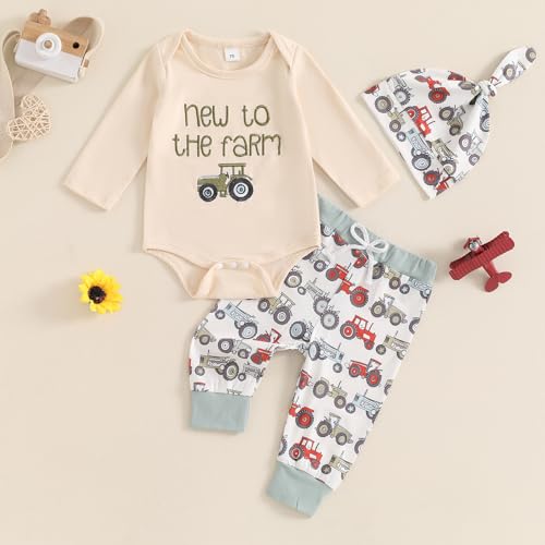 Baby Boy Fall Football Outfits Letter Rugby Print Crew Neck Long Sleeve Romper Pants Hat 3pcs Set2