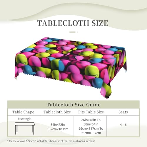 Nappe rectangulaire tennis rouge pour protéger et décorer vos tables - 7