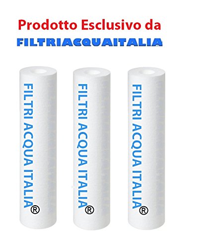 Cartucce Filtro Acqua 10 Pollici - 3 Pezzi, 1 Micron, Polipropilene, Per Sedimenti - Foto 6