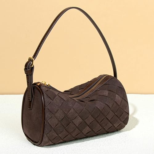 Mini Woven Bag Small Cute Suede Woven Tote Bag for Women Top-handle Shoulder Bag Summer Hobo Satchels Handbag Underarm2