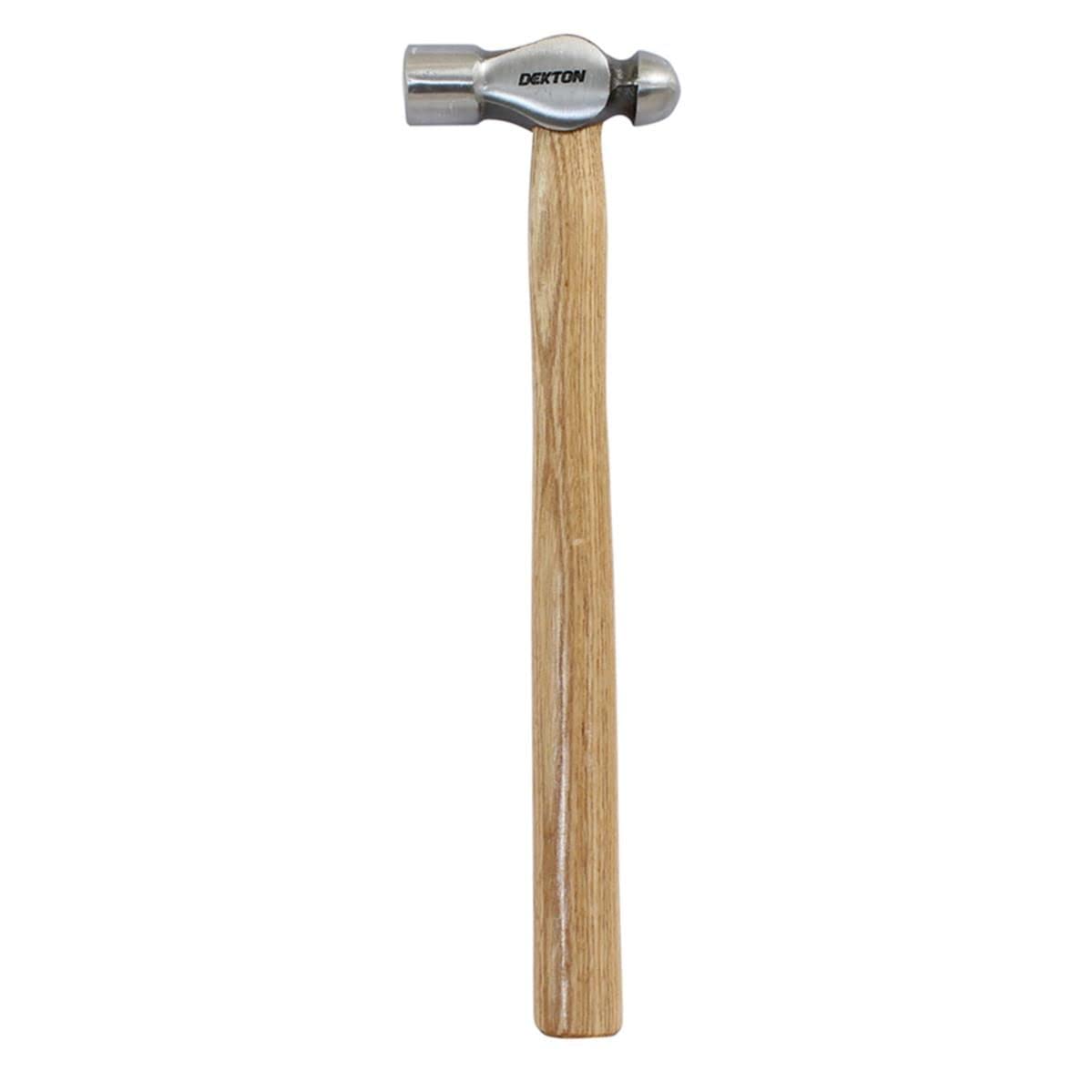Dekton Silver 8Oz Ball Pein Hammer Wooden Handle