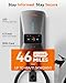 WOLFBOX Level 2 EV Charger 48 Amp - Smart Display, RFID Card, 25ft Cable, Outdoor/Indoor, Hardwired EV Charger Level 2, WiFi Enabled Electric Car Chargeing, 240V Electric Vehicle Charging Stations