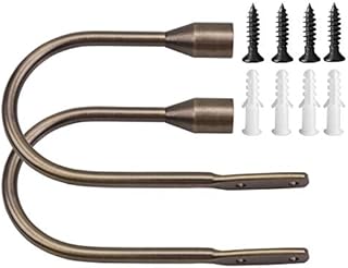 HSTYAIG Curtain Tiebacks, Decorative Drapery Curtain Holdbacks, Curtain Holder for Wide or Thick Window Draperies Set of 2 (Bronze)