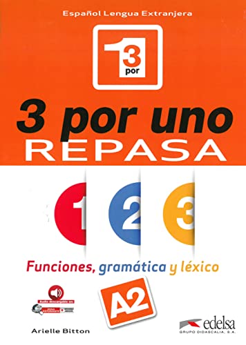 9783125358515 3 por uno - Repasa (A2). Buch + Audio-Online