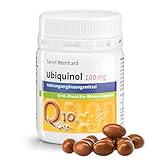 Sanct Bernhard Ubiquinol 100mg Q10 Bioaktiv Mono-Kapseln | Reines 100% natürliches, durch Hefefermentation gewonnenes, chromatografisch gereinigtes Q10 (KANEKA Ubiquinol™) | 75 Kapseln