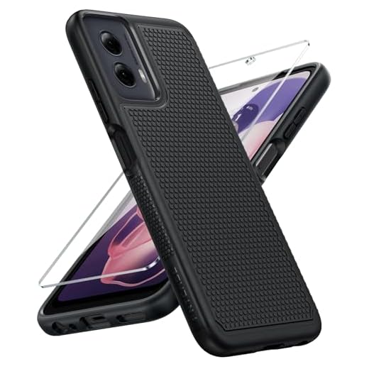 FNTCASE Capa para Motorola Moto G-Power-5G-2024: Capa protetora de camada dupla para celular resistente à prova de choque robusta com traseira texturizada antiderrapante - Proteção militar resistente