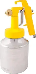 Vonder, Pistola Para Pintura Com Caneca Em Alumínio Tipo Sucção Ar Direto Pdv 100.