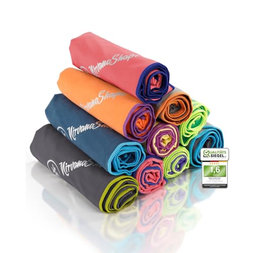 NirvanaShape Mikrofaser Handtuch - Reisehandtuch, Badetuch für Urlauber -...