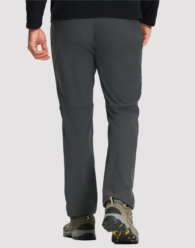 Pioneer Camp Wanderhose Herren Outdoor Trekkinghose 4-Wege Stretch Wasserabweisend Atmungsaktiv Schnell Trocknend Hose mit Reißverschluss für Klettern Bergsteigen