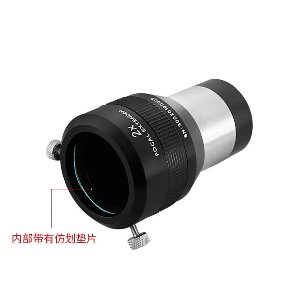 Accessoires pour télescopes Lentille de Barlow apochromatique en métal de 2 Pouces avec Extension focale 2X