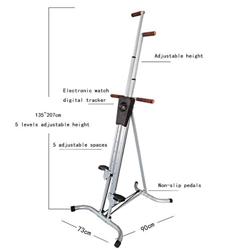 Image of Mini-Stepper Swing Stepper Climber Vertical Climbing Cardio Exercise Machine Space Walker Climbing Machine Home Fitness Equipment for High-Intensity Interval Training