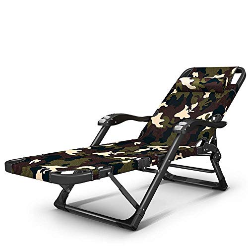 Chaise de camping et chaises longues pliantes pour lit de sieste de bureau portable
