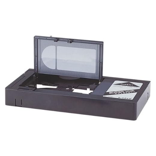VHS C till VHS-adapterkassett. Batteridriven