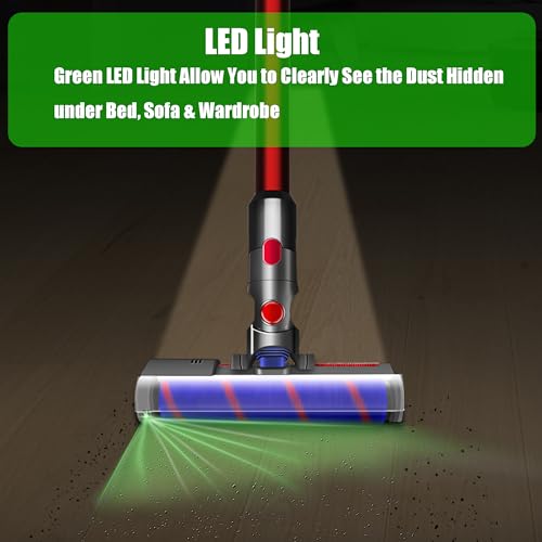  Italdos Weiche Rollenbürste mit LED für Dyson V7 - gründliche und sanfte Reinigung für glatte Böden
| Italdos Weiche Ro