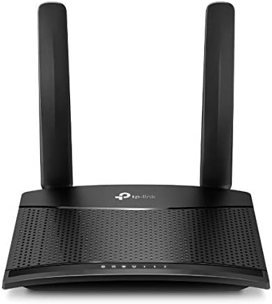 TP-Link TL-MR100, N300 Mbps Wireless 4G LTE Router, 4G/3G SIM Slot, Connectivity Up to 32 Devices, No Configuration Required, Guest Network and Parental Control Support