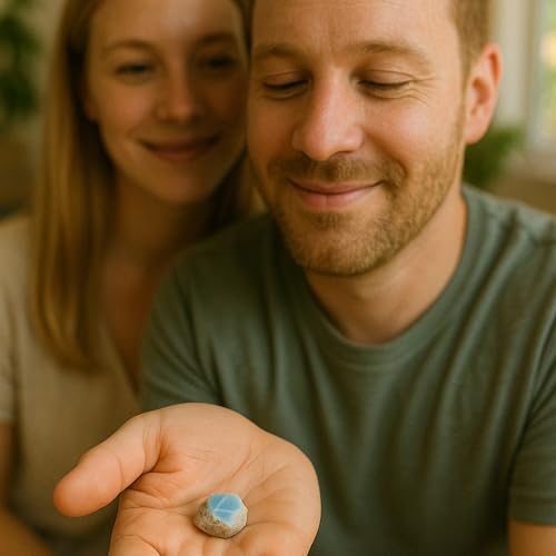Raw Larimar Pendant