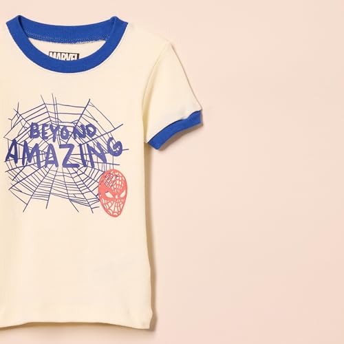 Image of Amazon Essentials Disney | Marvel | Star Wars Boys and Toddlers' Snug-Fit Cotton Pajama Sleepwear Sets