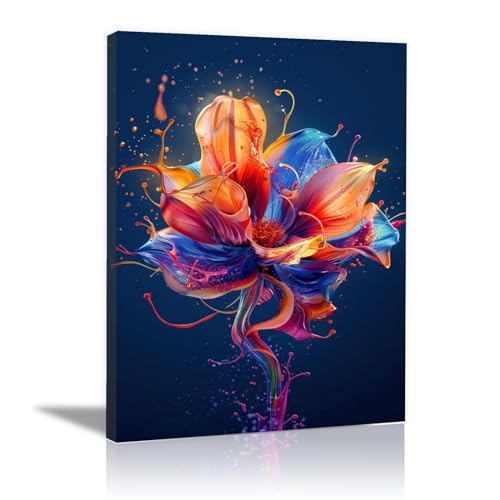 Tableau decoration murale abstraite 50x70cm pour salon moderne