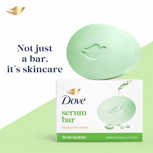 Image of Dove Serum Bar | with Hydration Serum | Fresh Hydrate | 375g (125g x 3)