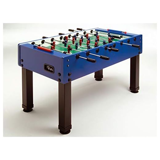 Garlando Master-Cup - Futbolín (Barras telescópicas), Color Negro y Azul