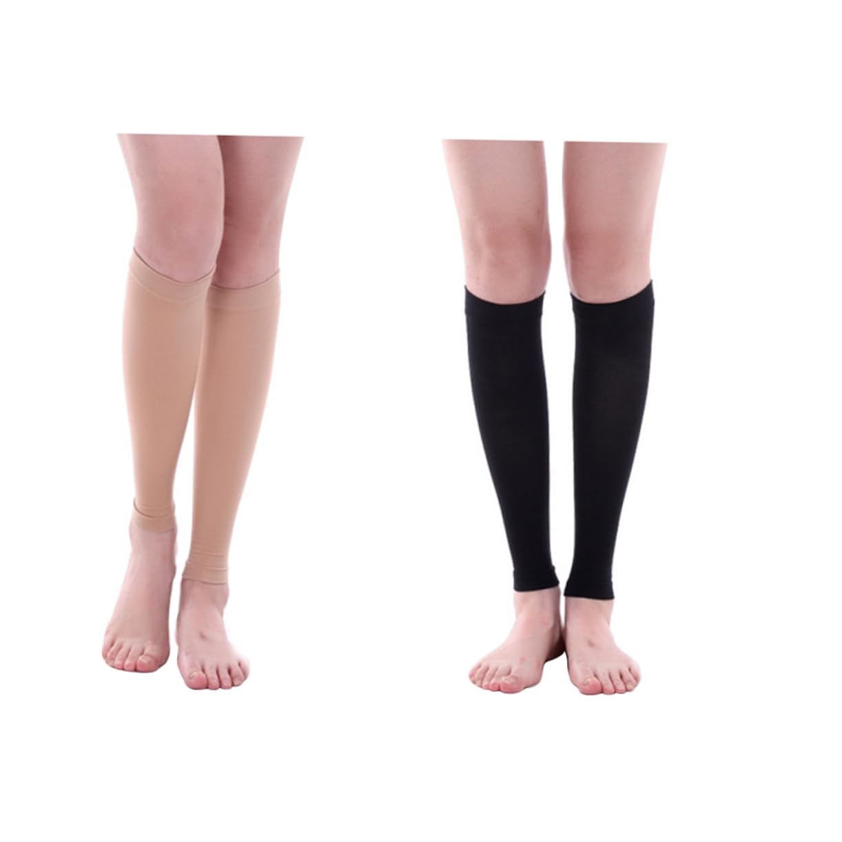 FOMIYES Elastic Compression Stockings for Women Socks Grip Socks Knee Compression Sleeve