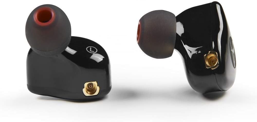 Dynamic Banlance in-Ear Earphone 2DD HiFi Headset in Ear Monitors Headphones Wired Earbuds IEM Earphones Gaming Earbuds?Black Type-C Without mic?