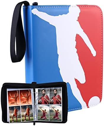 Fußball Sammelkarten Album | 400 Karten Kapazität | 50 Seiten Mit Reißverschluss