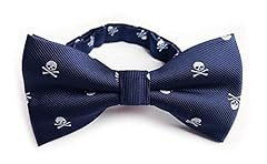 Blue White Bow Ties