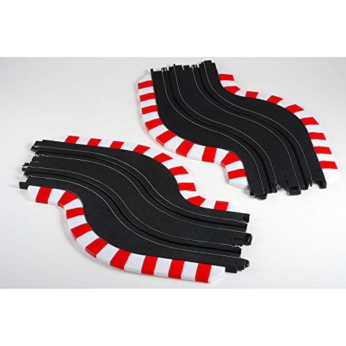 Chicane AFX70617 HO Slot Track pour pimenter les duels sur circuit de course miniature