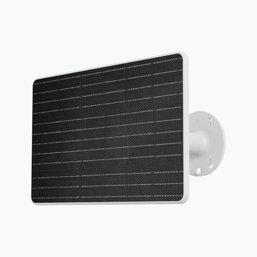EZVIZ 8W Solarpanel mit Typ-C-Anschluss, Stromversorgung für Überwachungskamera Akku Solar, Wasserdicht, 360° Einstellbare Installation, Unterstützt Ständige Stromversorgung (mit 3 m Kabel)