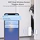 WiFi Türsensor Fenster Detektor: Smart Window Contact Sensor, Wireless Magnetic Door Open Detector with Free Notification Alerts, Compatible with Alexa Google Assistant (4-Pack)