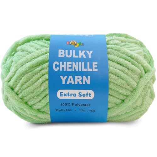 FREEASYFAR 3.5Oz Soft Velvet Yarn Chenille Yarn for Crocheting and