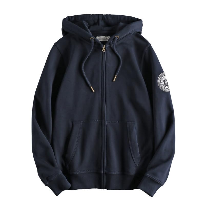 Sudadera con cremallera y bolsillo canguro para protegerte del viento 5