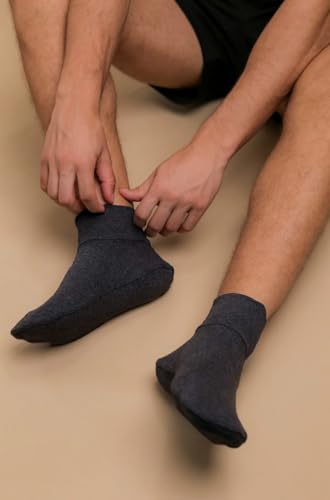 Image of Cottonique Latex-Free Adult Booties made from 100% Organic Cotton (2 pairs /pack)