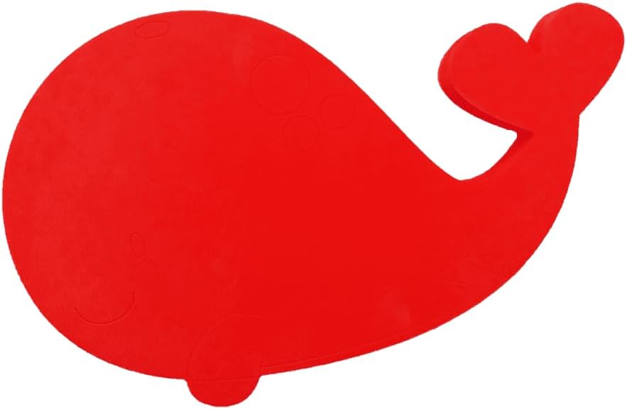 Blue Mitch The Whale Foam Floating Mat - Durable USA-Made High Density Foam Mat & Swim Float for Toddler, Kids, Swim Schools, Camps, Backyard Pools & Aquatic Facilities, Blue, Yellow, Red