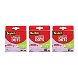 Scotch 010-300M Craft Permanent Adhesive Dots, Medium, Pack of 900