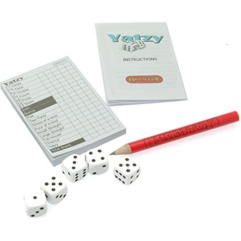 Miniature Yatzy Dice Game for Festive Fun Cover