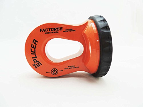 Best Deal Product FACTOR 55 THE SPLICER Sintetic Rope Shackle Mount (Orange)