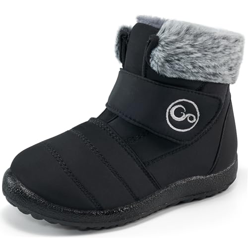 FUDYNMALC Girls Boys Winter Snow Boots - Comfortable Warm...