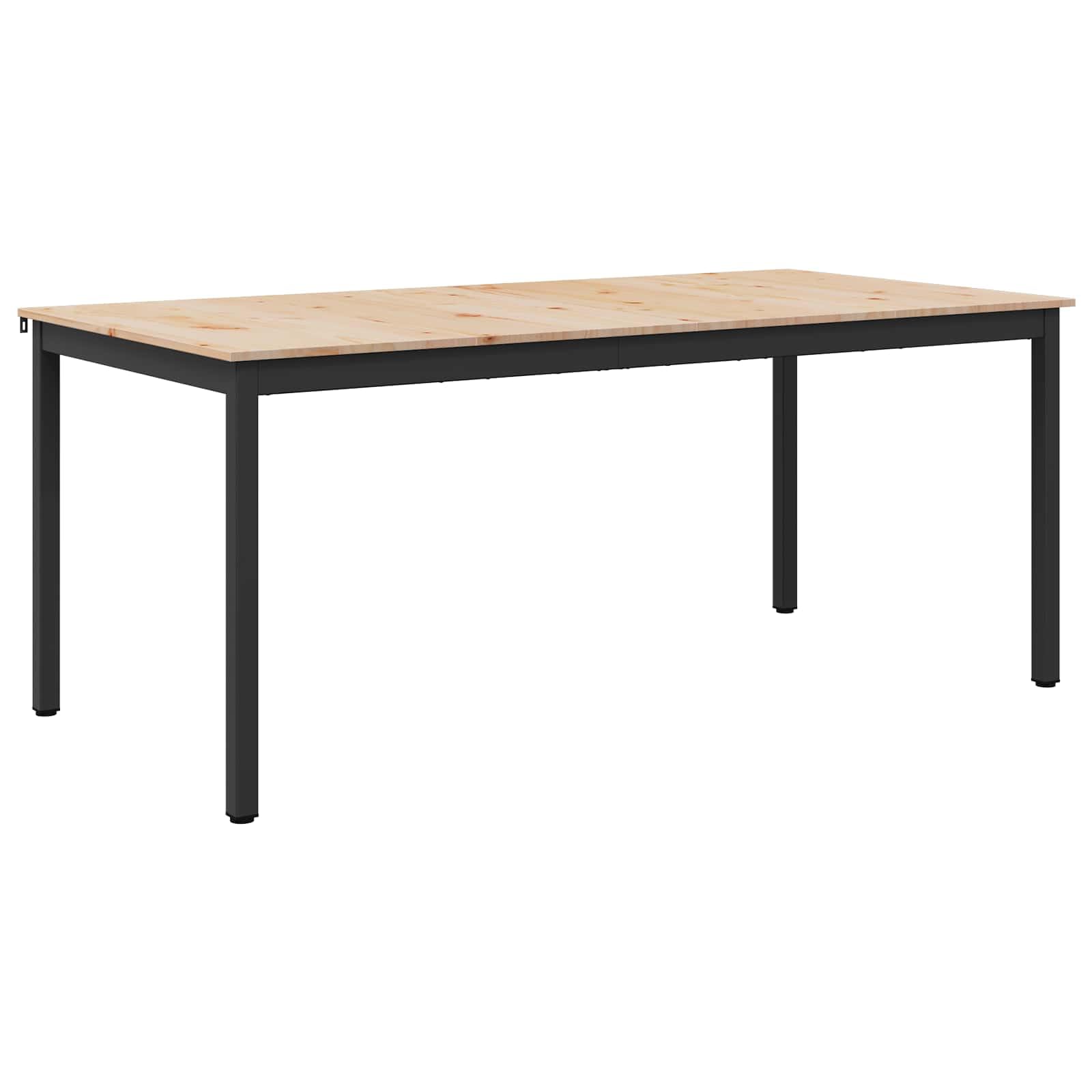 Table à manger 140x80 en pin massif : finissez-en avec les meubles bancals