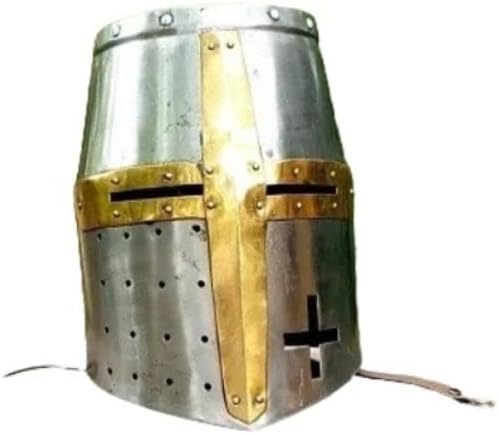 handcrafted medieval Knight Templar helmet polished Knight Templar crusader helmet large Knight Templar helmet replica medieval crusader helmet with cross new Knight Templar helmet