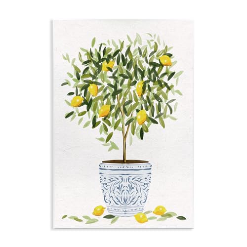 Stupell Industries Lemon Tree Detailed Planter Wall Plaque Art by Ziwei Li