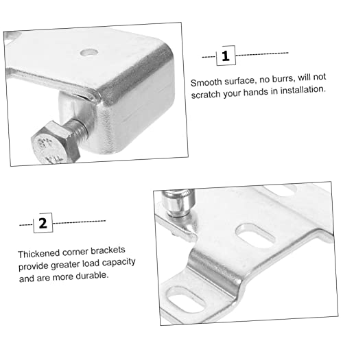 Osaladi 1 Set Bathroom Hanger Bisagras Para Gabinetes De Cabinet Door Hinge Cabinet Door Shelf Cabinet Door Hinges Metal Suspension Fitting Metal Wall Mount Hanger Cabinet Hinges #TOP2